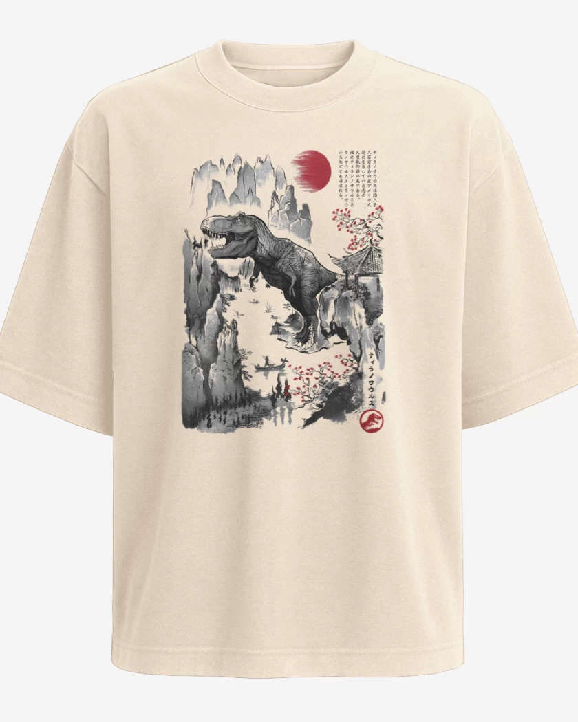 Polera Oversize T-Rex en Japón