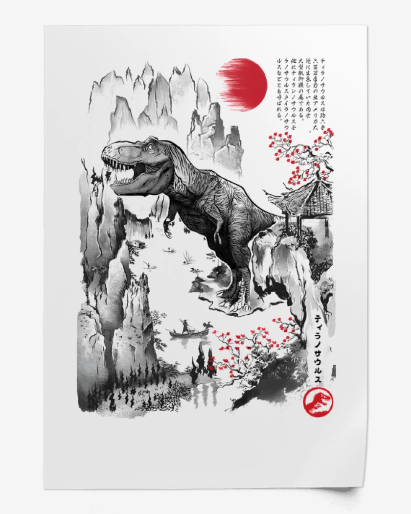 Print T-Rex en Japón