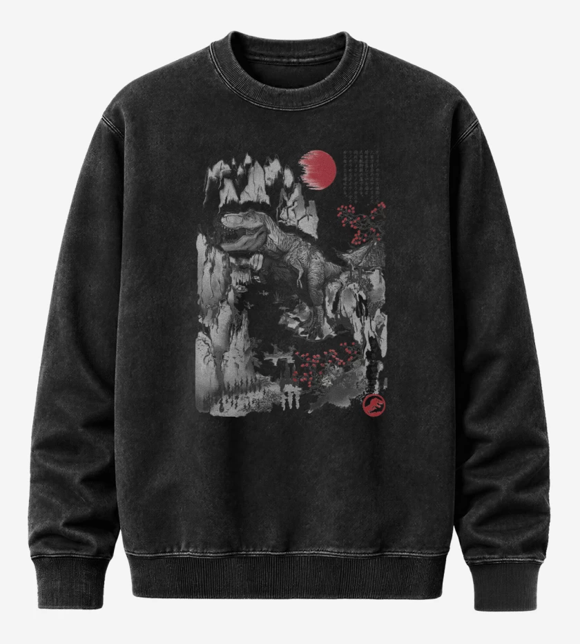 Poleron Polo Acid Wash T-Rex en Japón