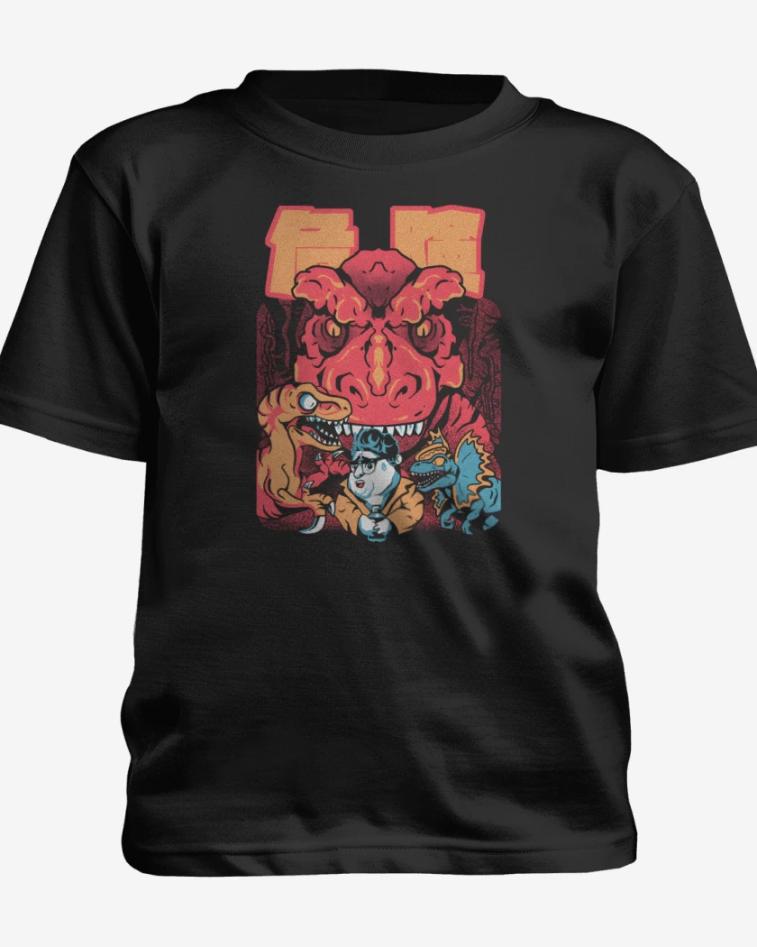 Polera de niño Negro de Dennis en Problemas