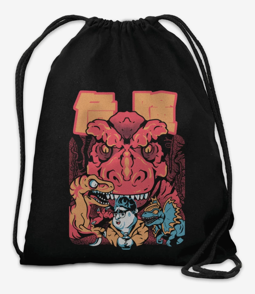 Mochila Negro de Dennis en Problemas