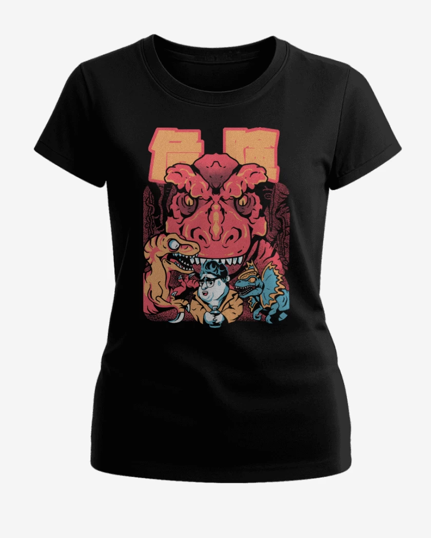 Polera de Mujer Negro de Dennis en Problemas