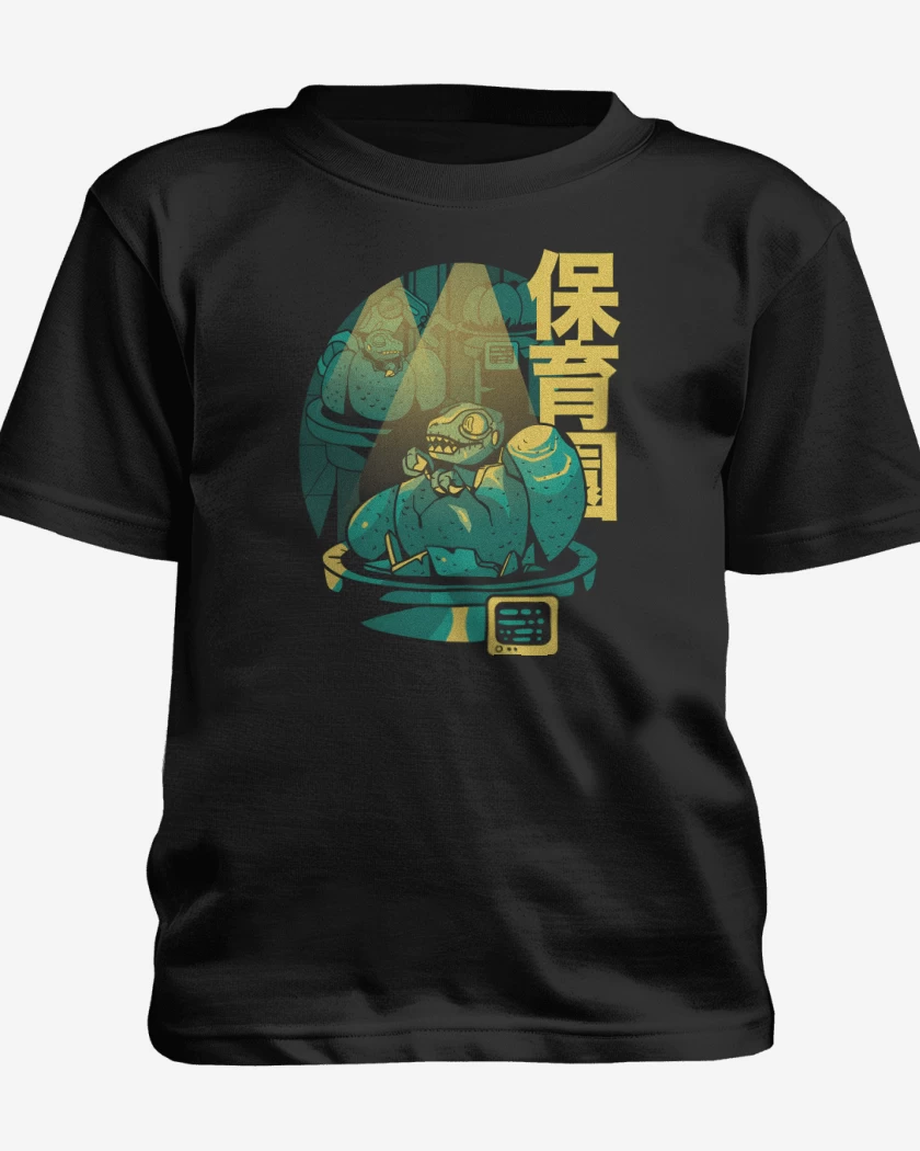 Polera de niño Negro de Bebelociraptor