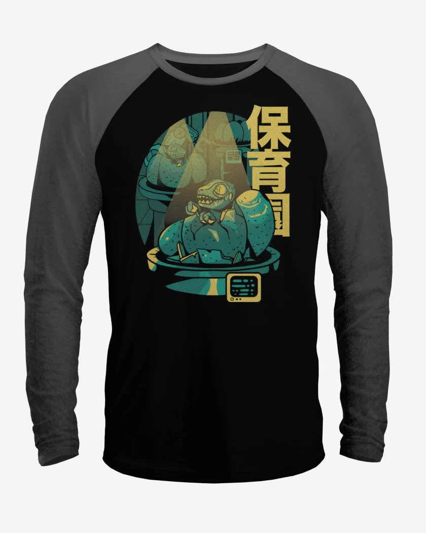 Polera Raglan Bebelociraptor
