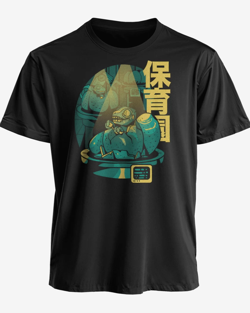 Polera premium Negro de Bebelociraptor