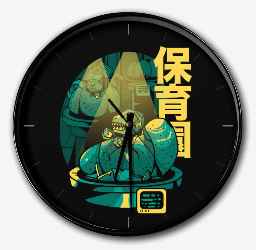 Reloj Negro de Bebelociraptor