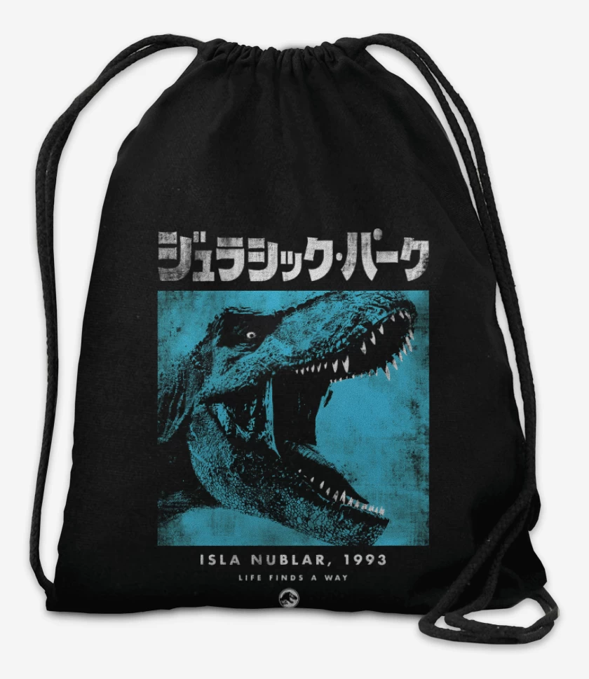 Mochila Negro de Jurassic Park Japo