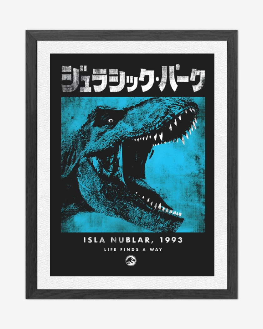 Cuadro decorativo Jurassic Park Japo