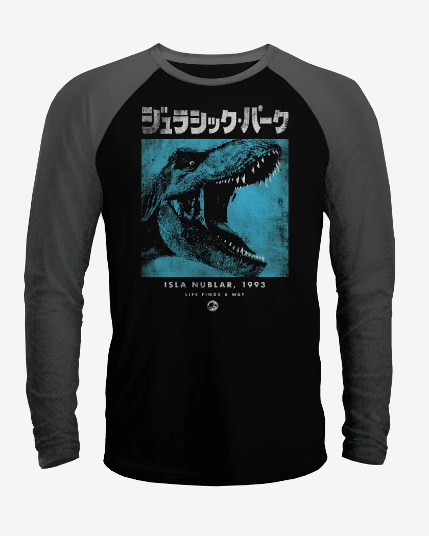 Polera Raglan Jurassic Park Japo