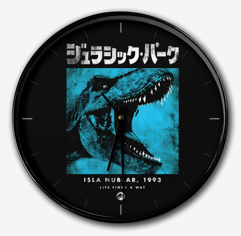 Reloj Negro de Jurassic Park Japo