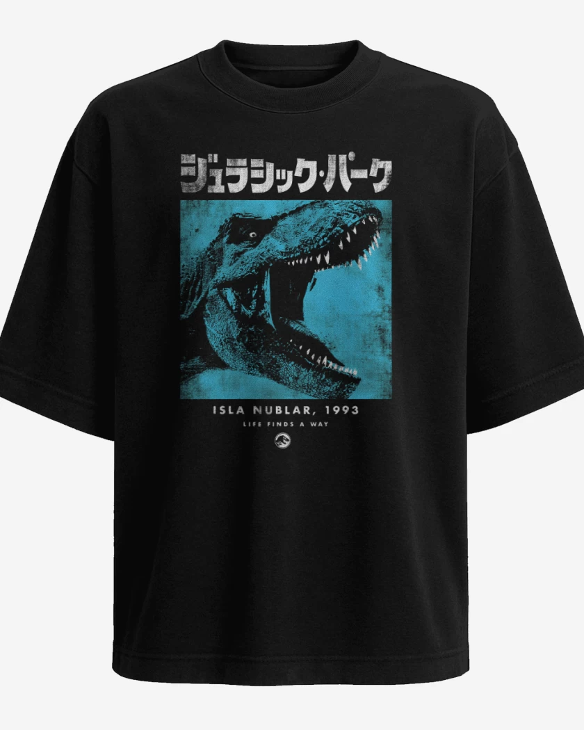 Polera Oversize Jurassic Park Japo