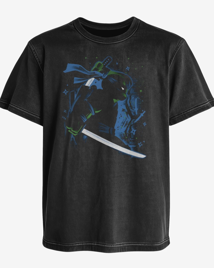 Polera desgastada Tortuga Leonardo