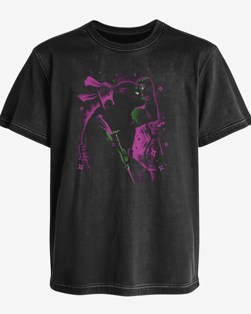 Polera desgastada Tortuga Donatello