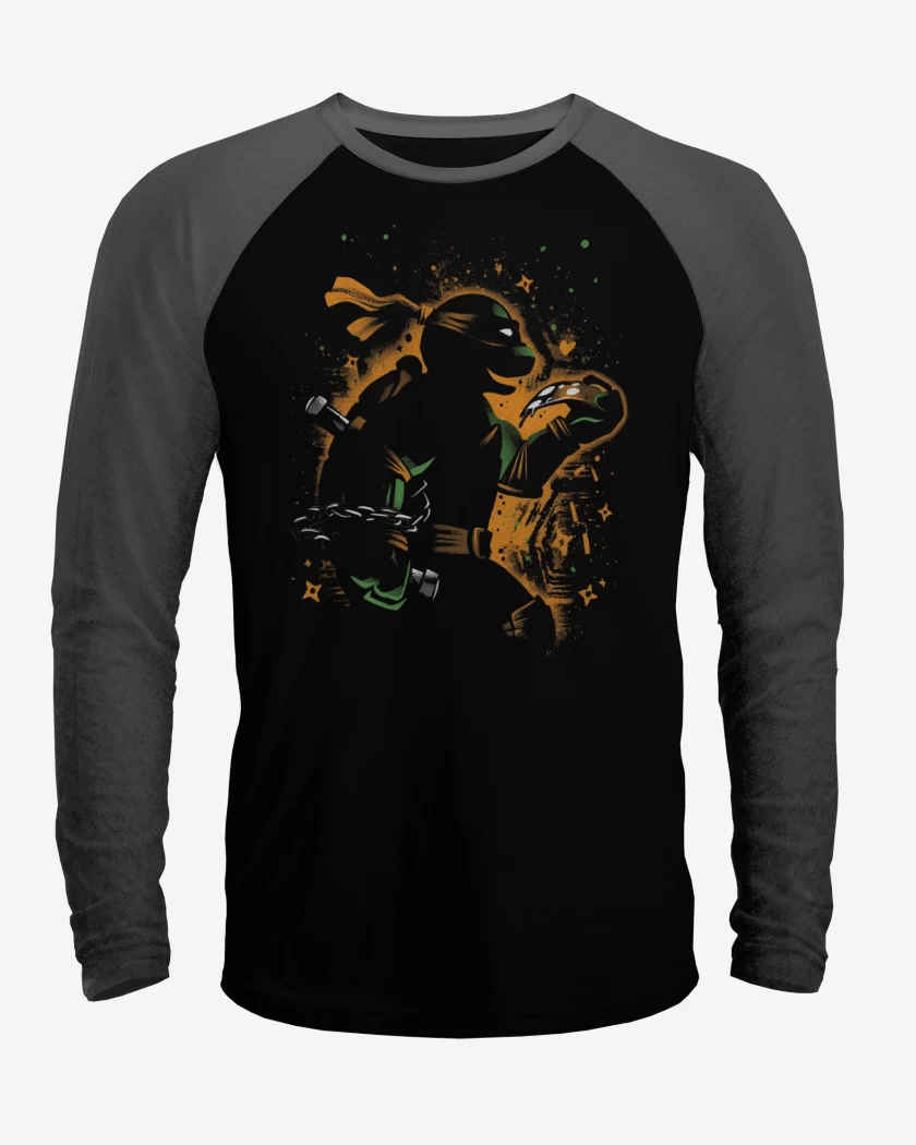Polera Raglan Tortuga Michelangelo