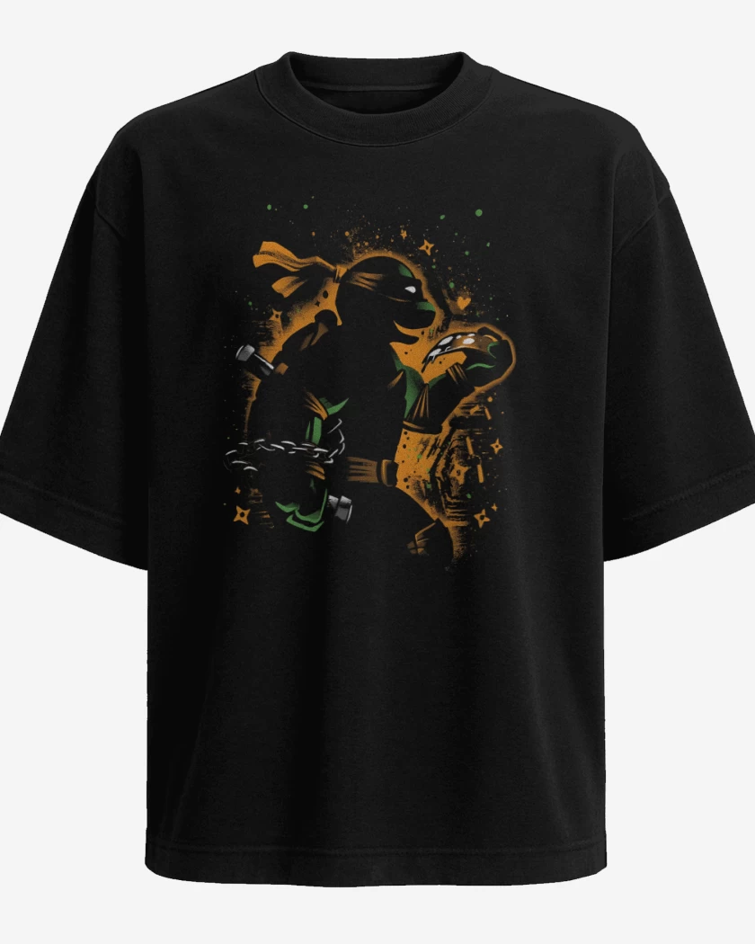 Polera Oversize Tortuga Michelangelo