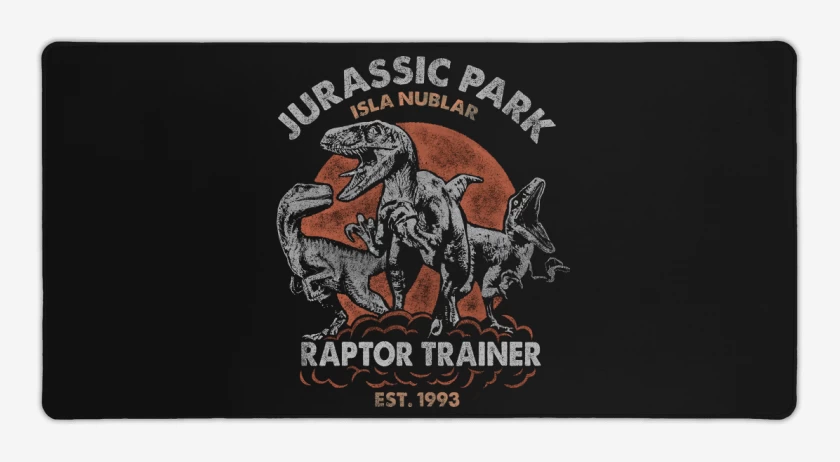Mouse pad Gamer Entrenador de Raptors 