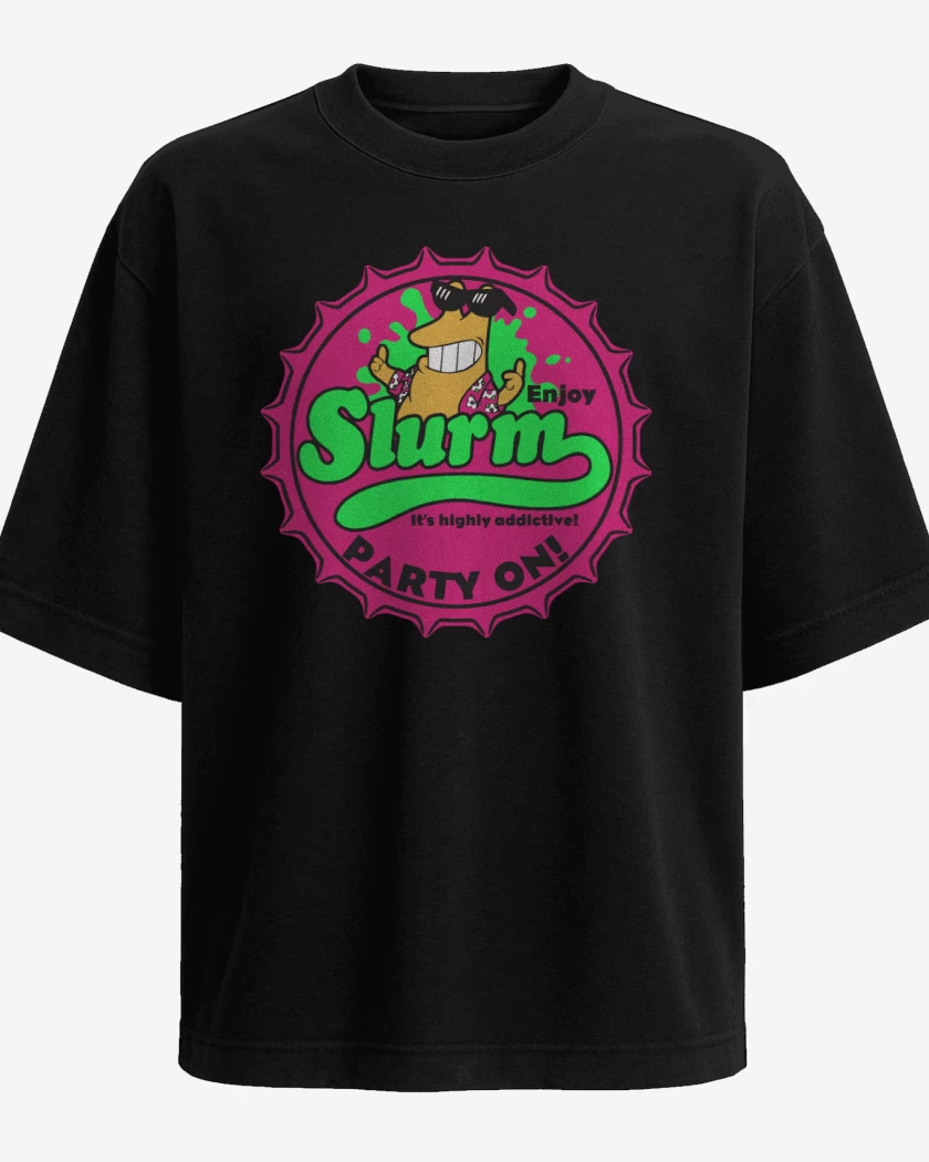 Polera Oversize Negro de Tome Slurm