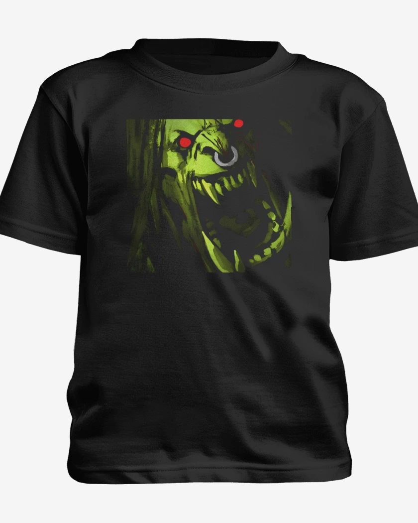 Polera de niño Negro de Grom Hellscream