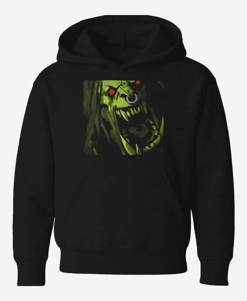 Poleron de niño Negro de Grom Hellscream