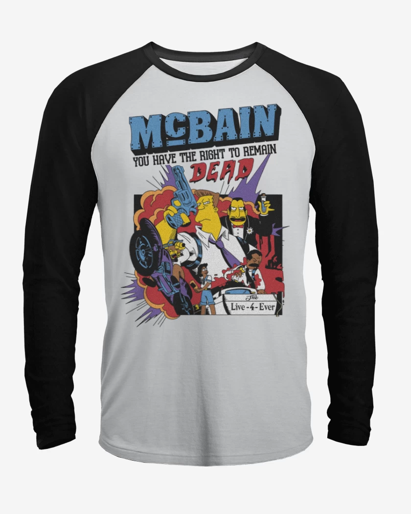 Polera Raglan Blanco / Negro de Mendozaaa