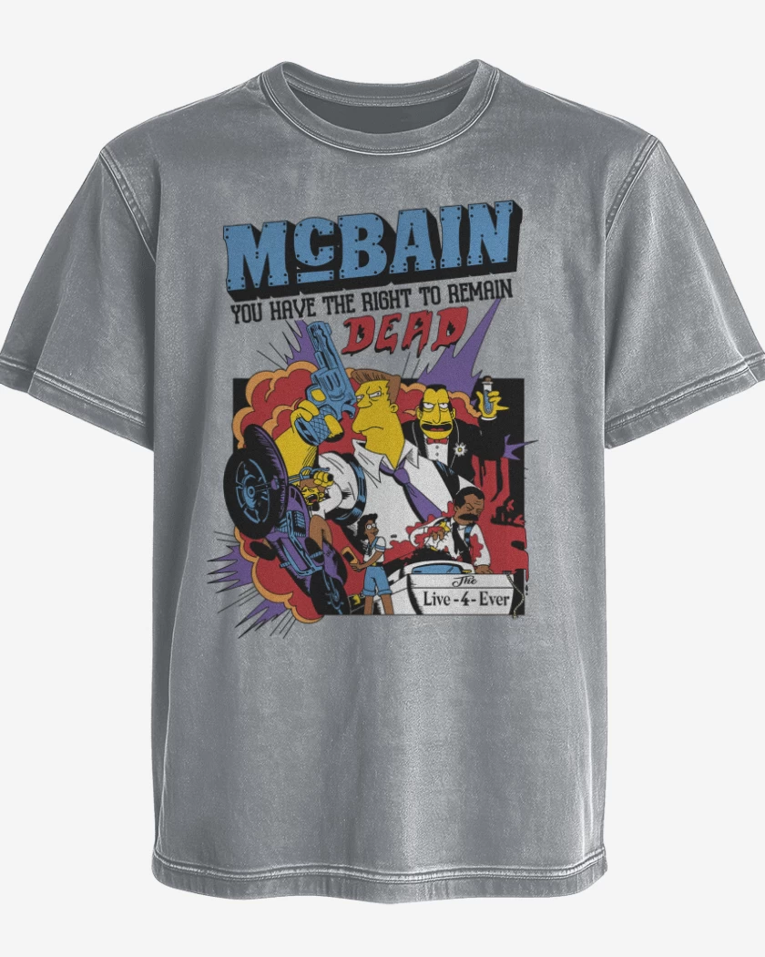 Polera desgastada Gris Melange de Mendozaaa