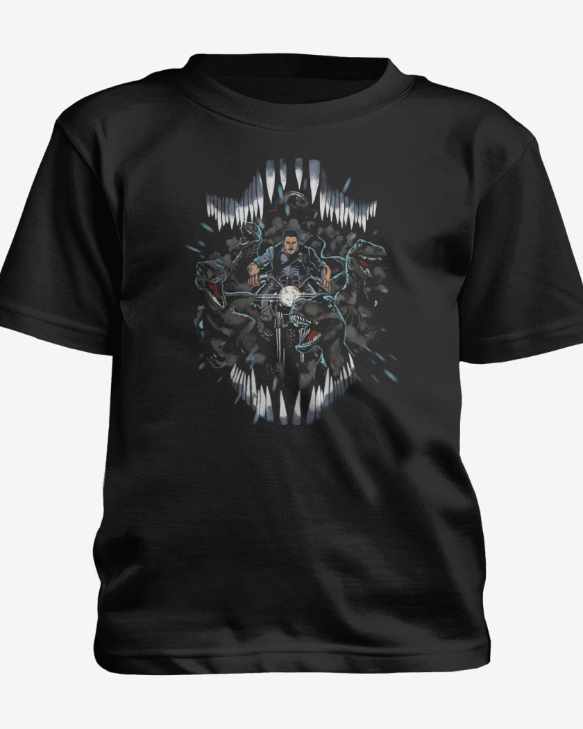 Polera de niño Negro de Escuadrón Raptor