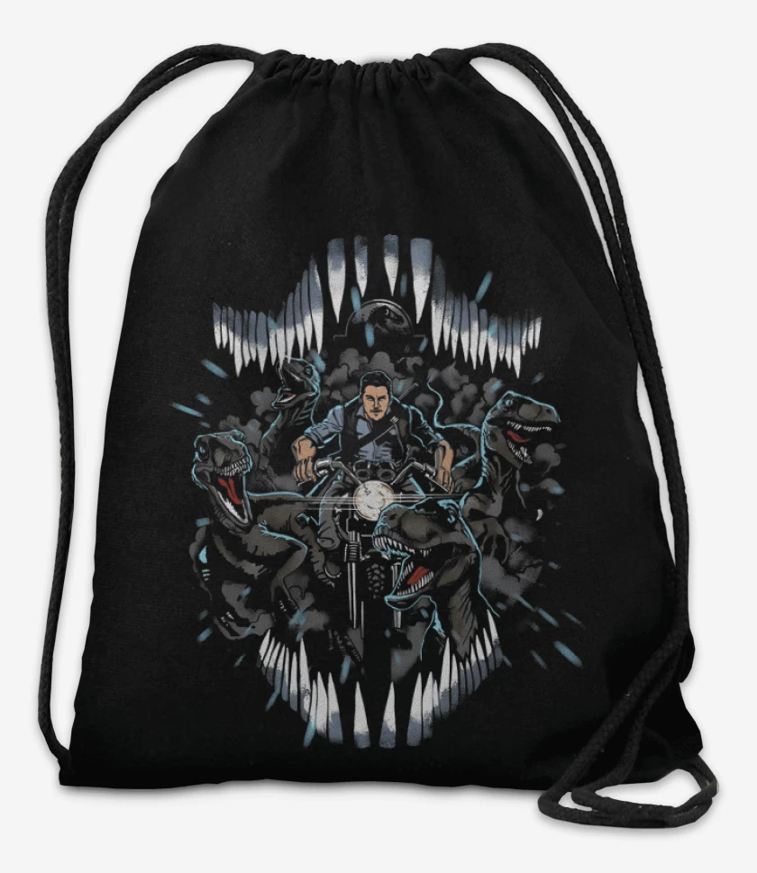Mochila Negro de Escuadrón Raptor
