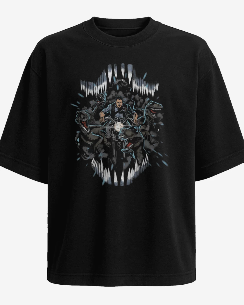 Polera Oversize Escuadrón Raptor