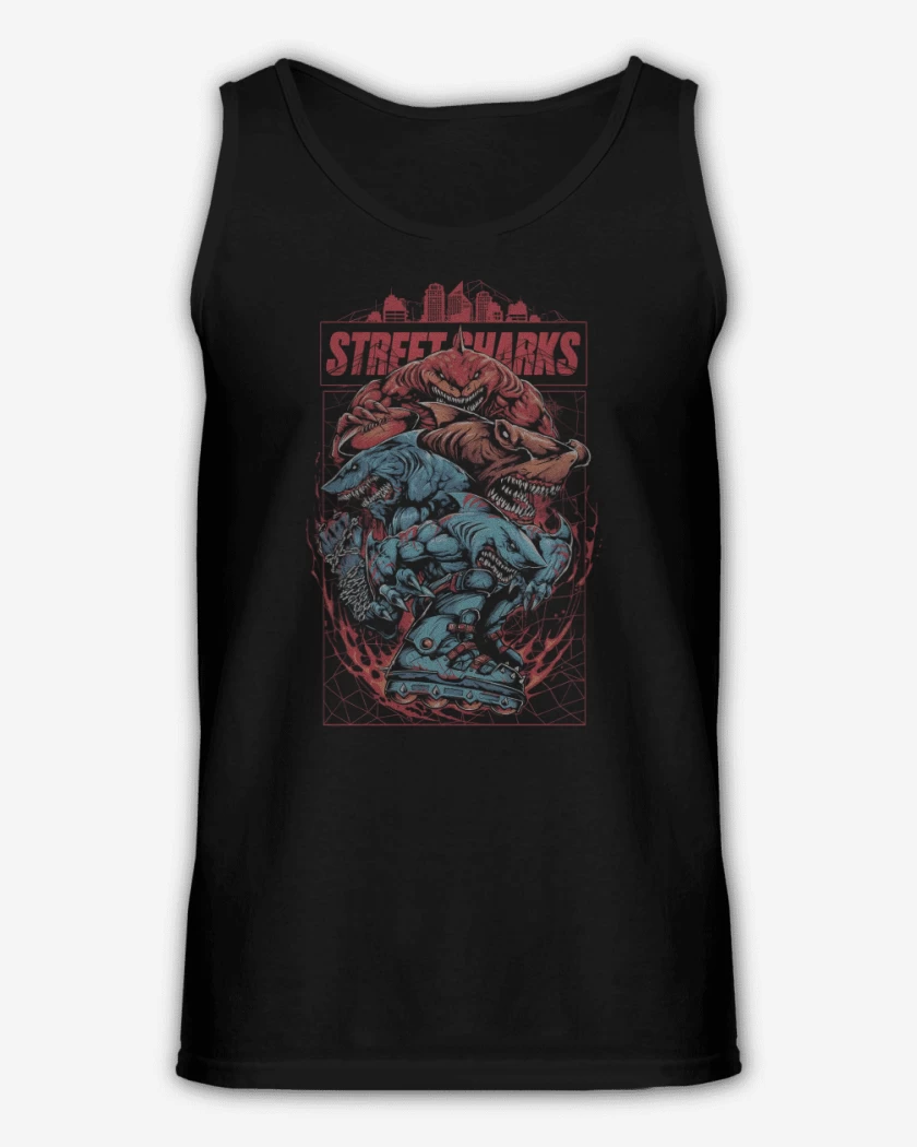 Sudadera Negro de Street Sharks