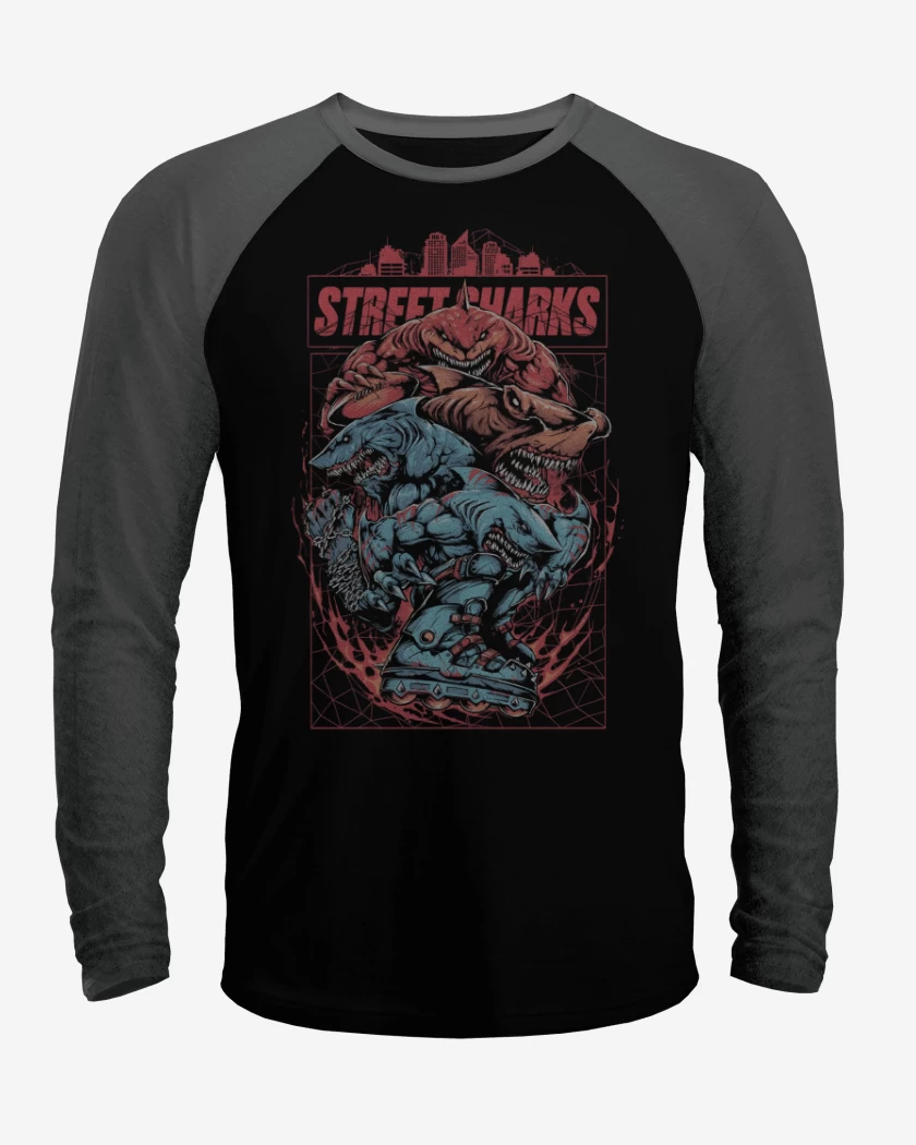 Polera Raglan Street Sharks