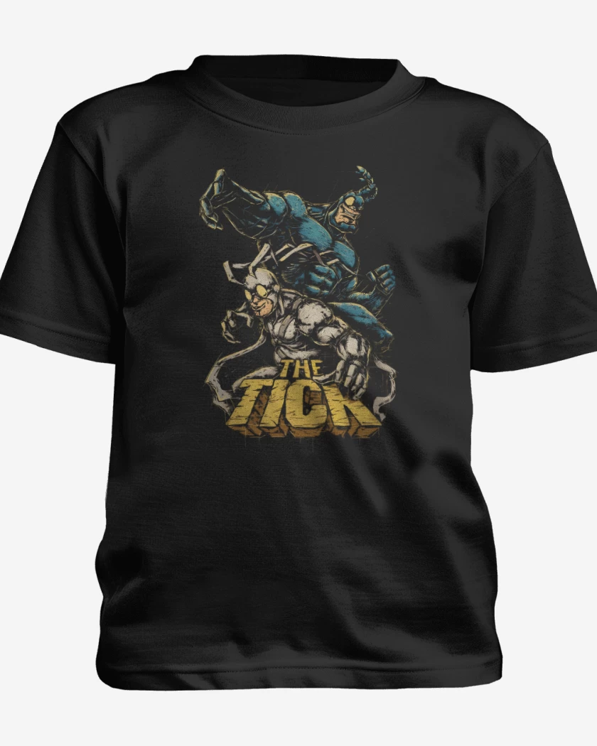 Polera de niño Negro de Tick la garrapata