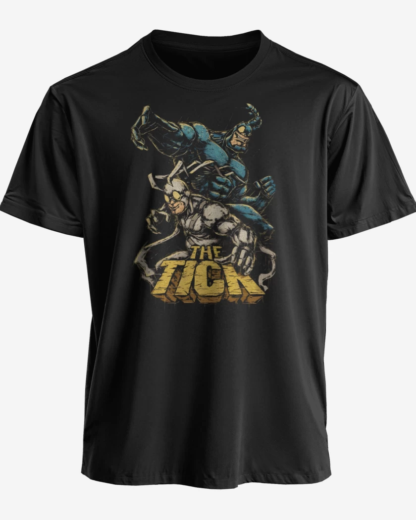 Polera premium Negro de Tick la garrapata