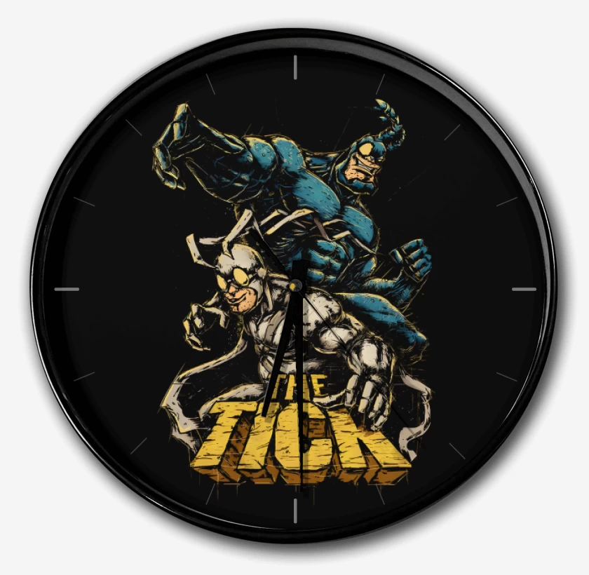 Reloj Negro de Tick la garrapata