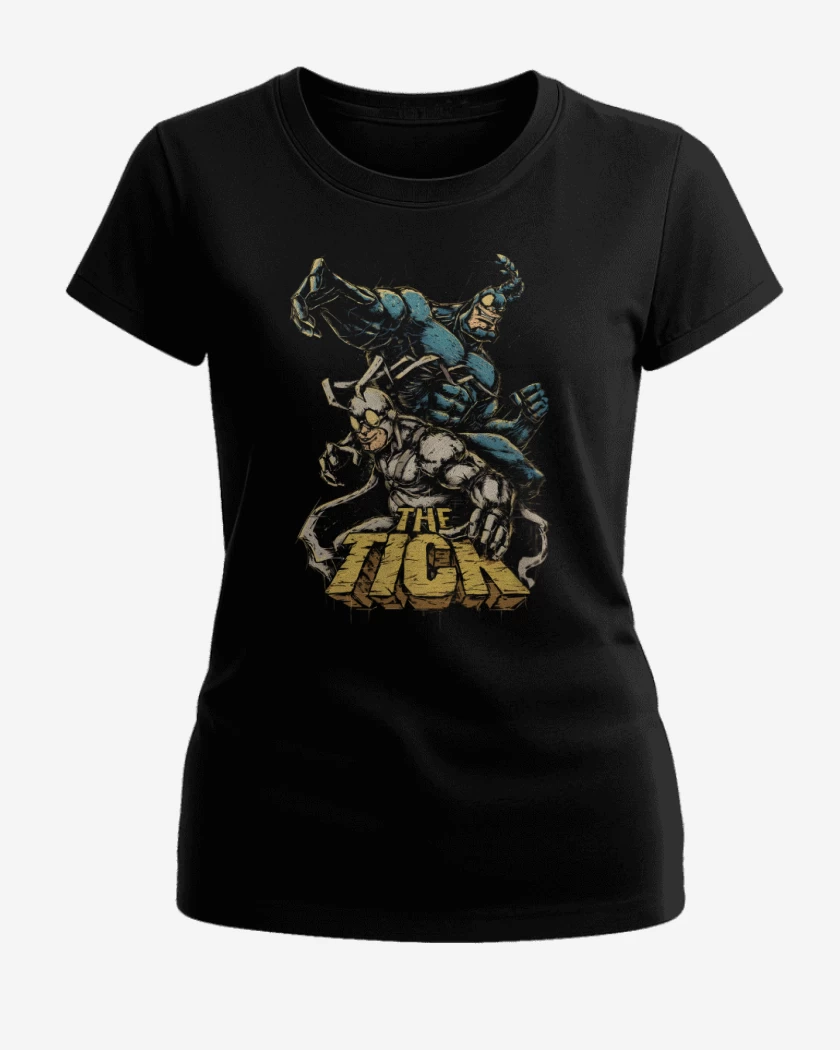 Polera de Mujer Negro de Tick la garrapata