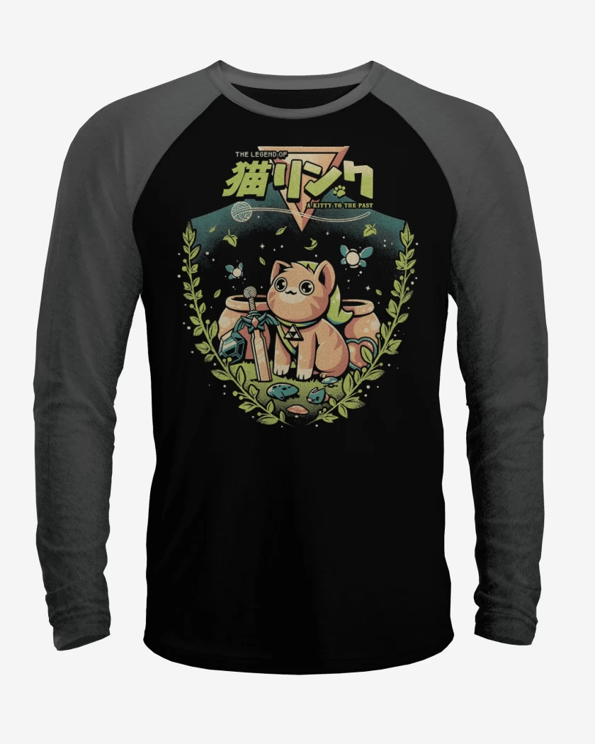 Polera Raglan Un Gatito del Pasado