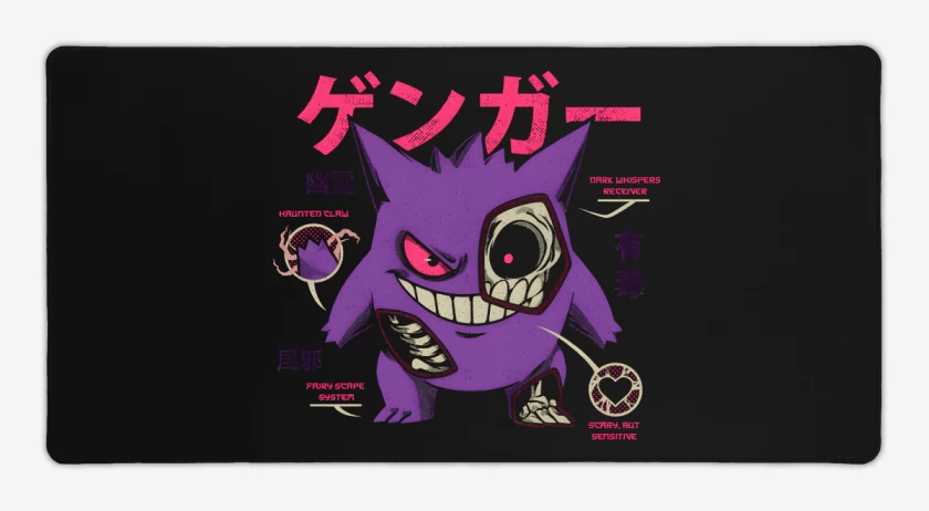 Mouse pad Gamer Anatomía de un Gengar