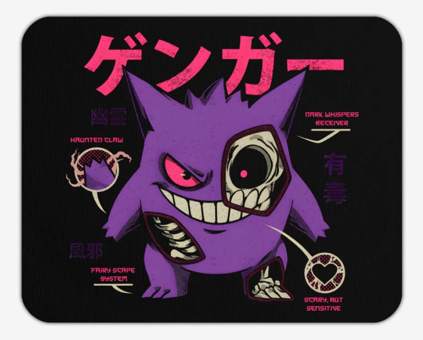 Mousepad Anatomía de un Gengar