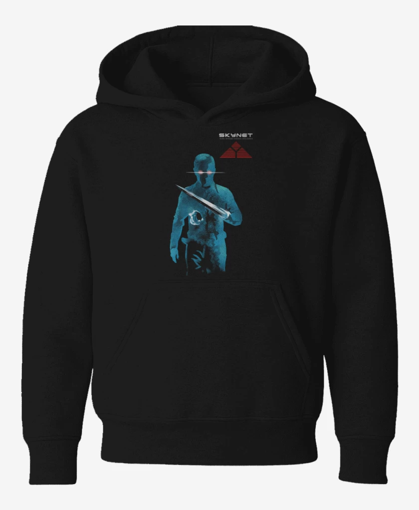 Poleron de niño Negro de T 1000 Skynet