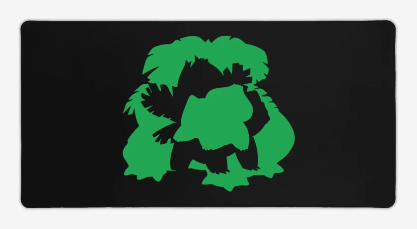 Mouse pad Gamer Negro de Bulbavolution