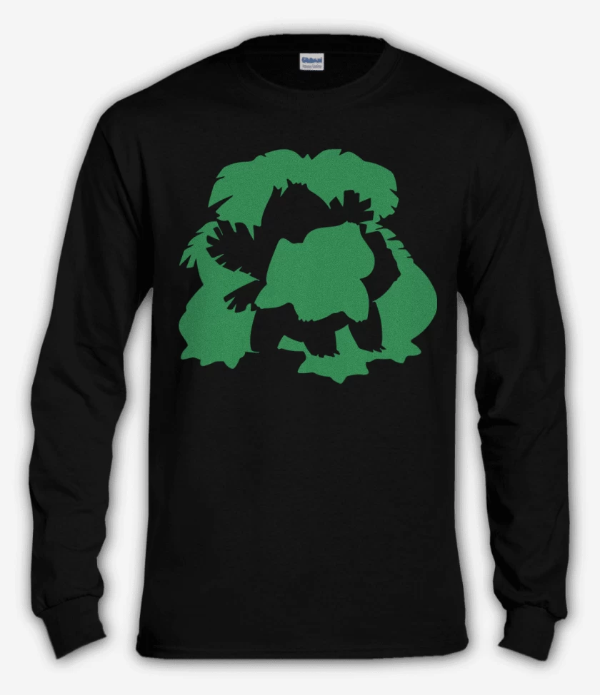 Polera manga larga Negro de Bulbavolution
