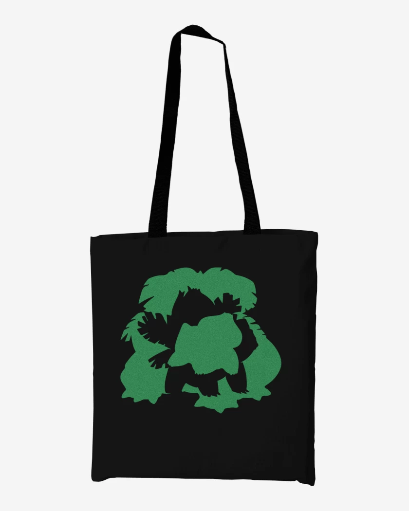 Totebag Negro de Bulbavolution