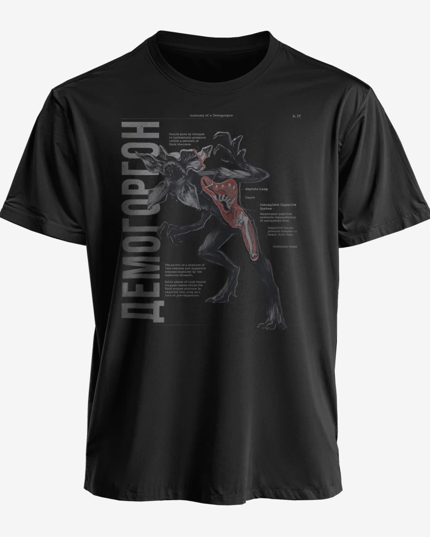 Polera Anatomía del Demogorgon