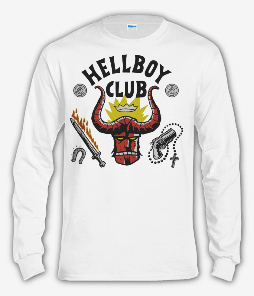 Polera manga larga Hellboy Club