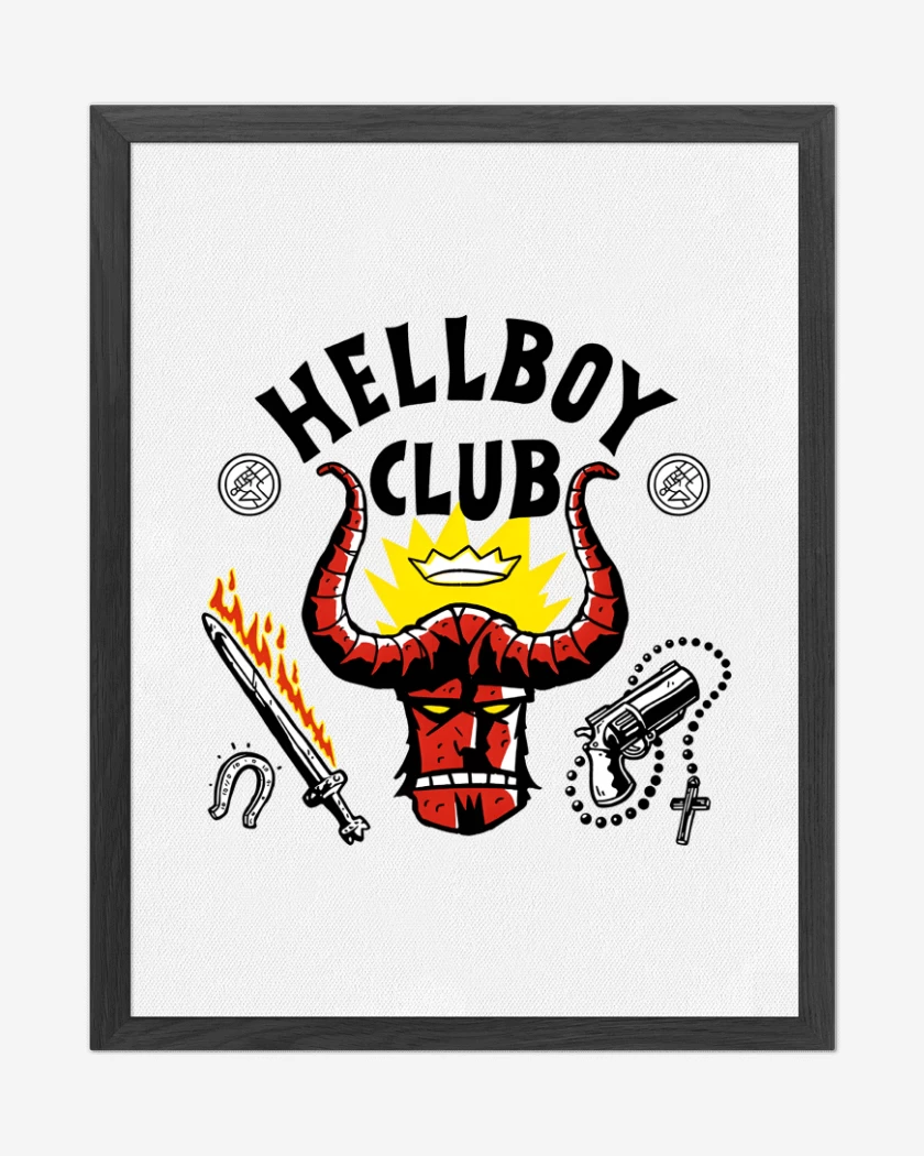 Cuadro decorativo Hellboy Club