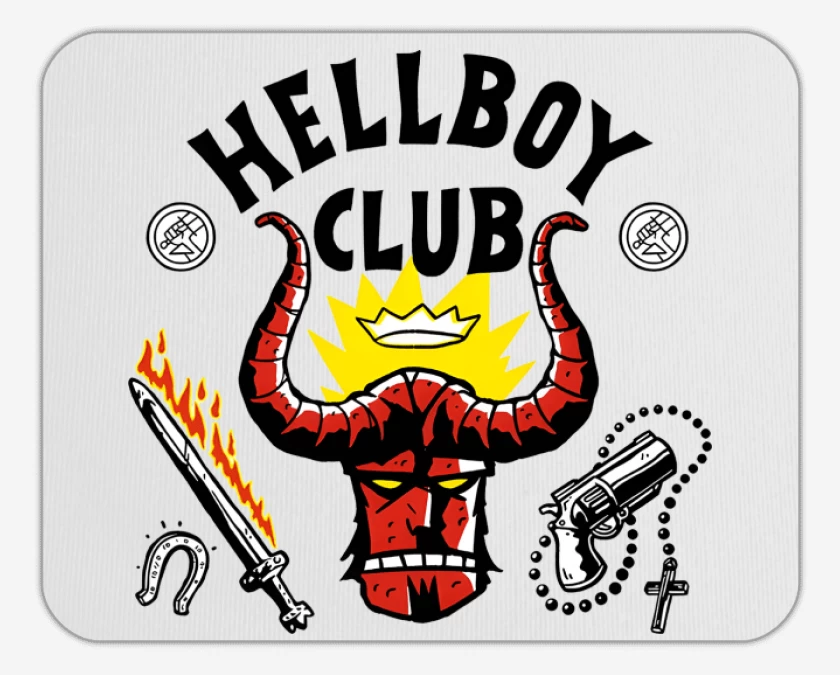 Mousepad Blanco de Hellboy Club