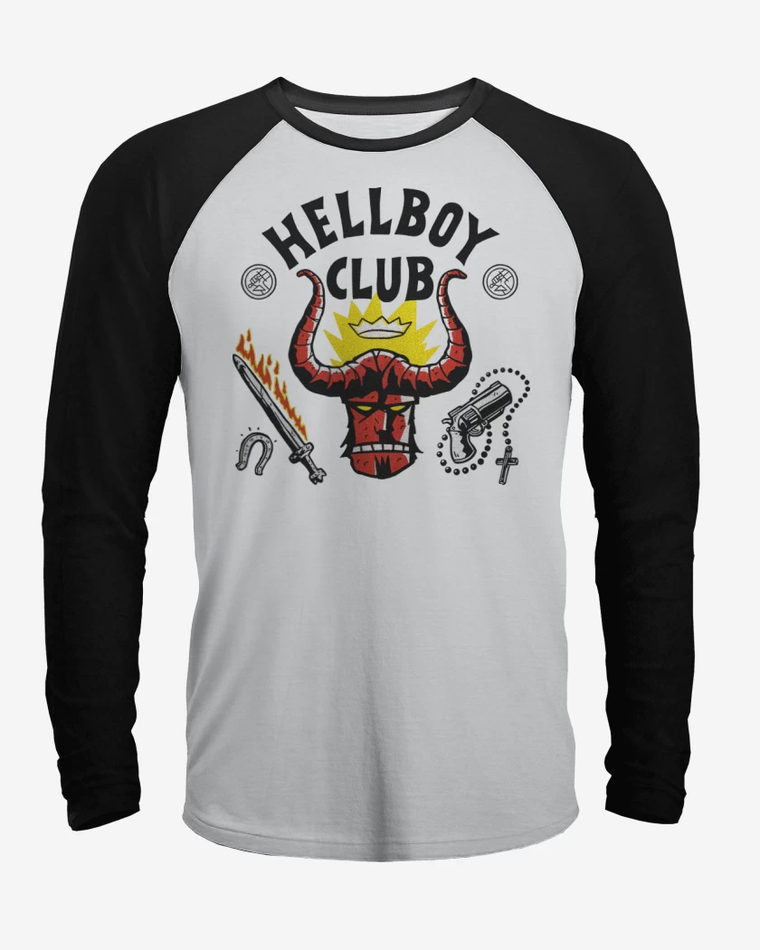 Polera Raglan Hellboy Club
