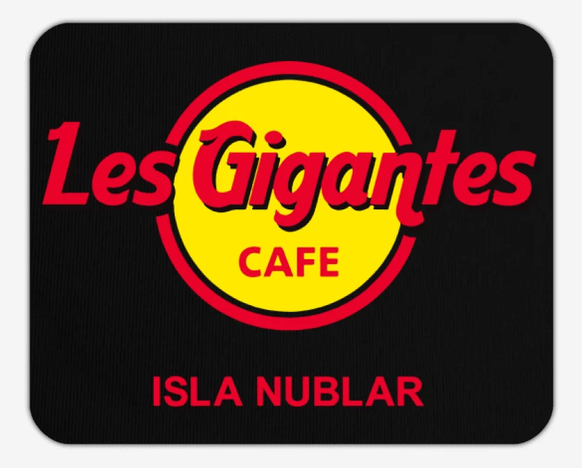 Mousepad Negro de Les Gigantes