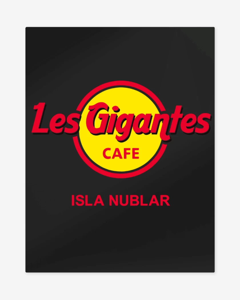 Print metalico Negro de Les Gigantes