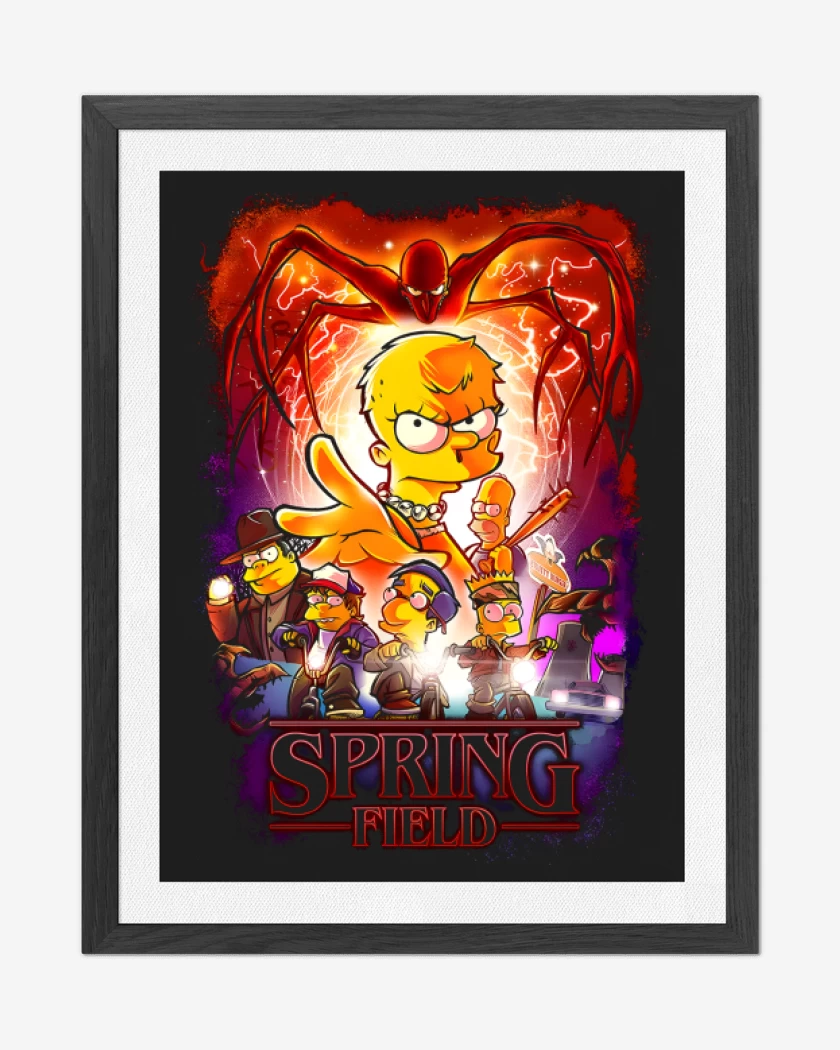 Cuadro decorativo Negro de Spring Field