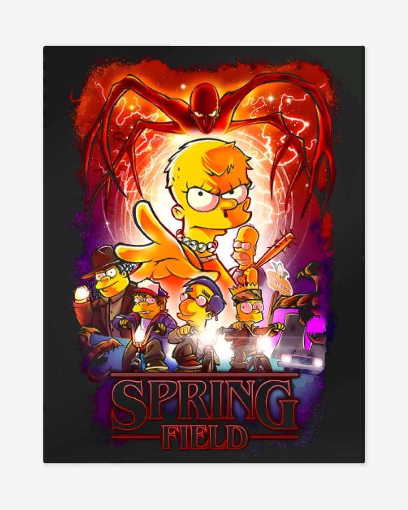 Print metalico Negro de Spring Field